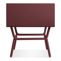 Dang 1 Drawer Nightstand in Oxblood - Angle 6