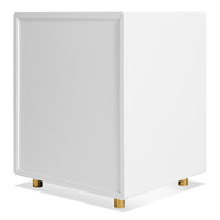 Dang File Pedestal in White - Angle 8