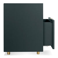 Dang File Pedestal in Navy Green - Angle 7