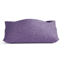 Double Tuck Large Felt Basket in Lilac - Angle 4