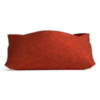 Double Tuck Large Felt Basket en Tomato - ángulo 2