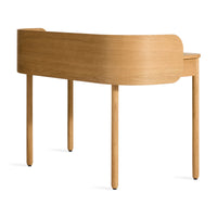 Session Desk in White Oak - Angle 7