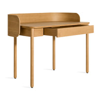 Session Desk in White Oak - Angle 5