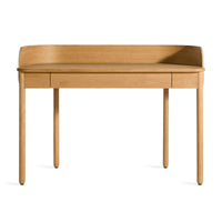 Session Desk in White Oak - Angle 1
