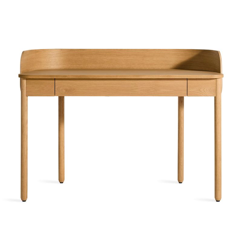 Session Desk in White Oak - Angle 1
