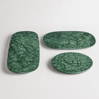 Delicious Medium Marble Tray in Green Marble - Angle 6