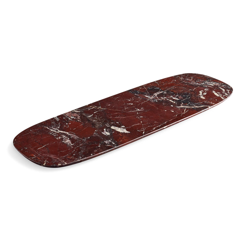 Delicious Large Marble Tray in Cherry Marble - Angle 1