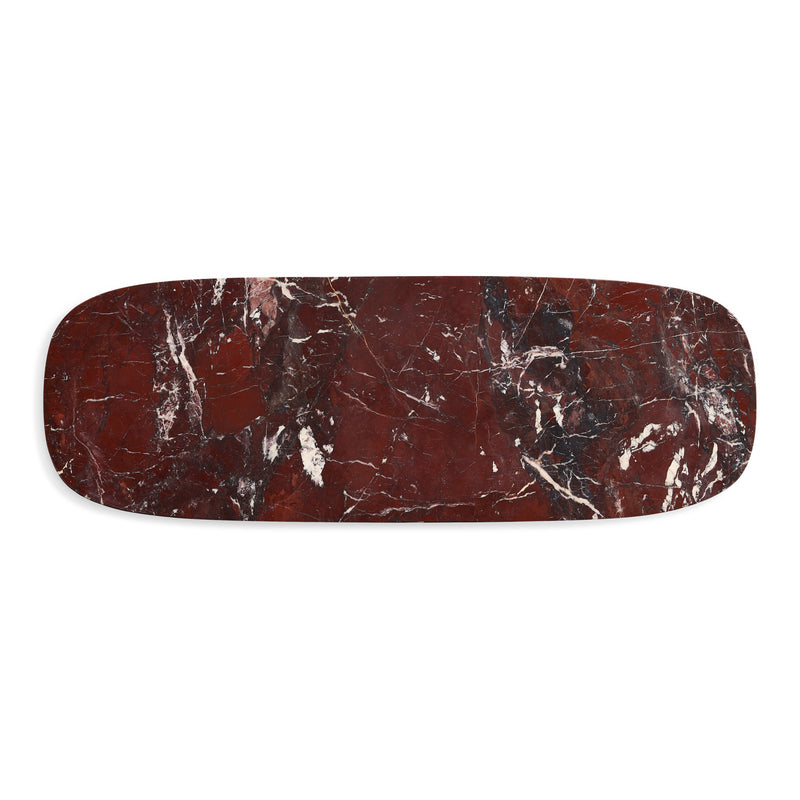Delicious Large Marble Tray in Cherry Marble - Angle 2