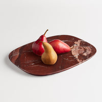Delicious Medium Marble Tray in Cherry Marble - Angle 3