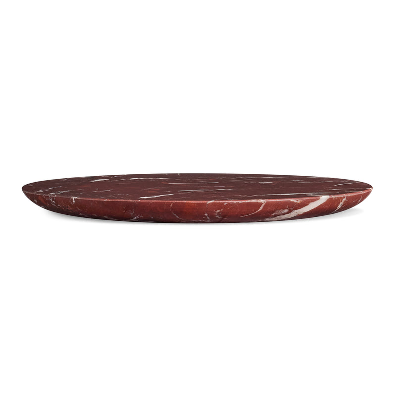 Delicious Small Marble Tray in Cherry Marble - Angle 2