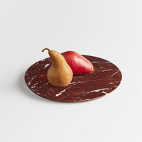 Delicious Small Marble Tray in Cherry Marble - Angle 3