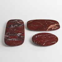 Delicious Small Marble Tray in Cherry Marble - Angle 6