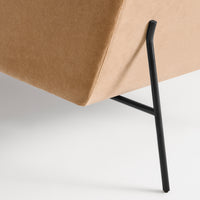 Dandy 86&quot; Sofa in Camel Velvet - Angle 9