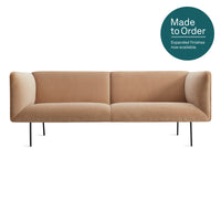 Dandy 86&quot; Sofa in Camel Velvet - Angle 1