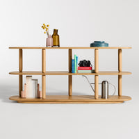 Driftgood Shelf in White Oak - Angle 2