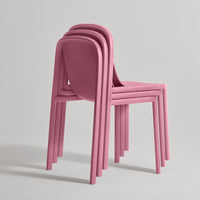 Decade Chair in Bubblegum - Angle 9