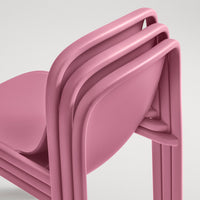 Decade Chair in Bubblegum - Angle 12