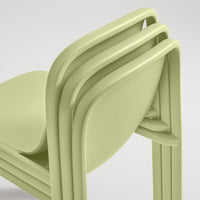Decade Chair in Celery - Angle 12