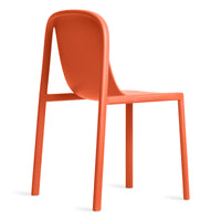 Decade Chair in Orange - Angle 7