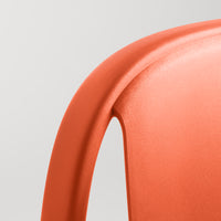 Decade Chair in Orange - Angle 11