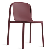 Decade Chair in Oxblood - Angle 1