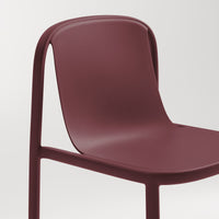Decade Chair in Oxblood - Angle 10