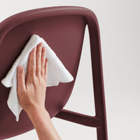 Decade Chair in Oxblood - Angle 13