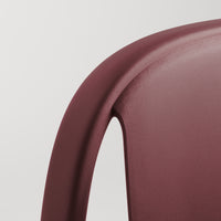 Decade Chair in Oxblood - Angle 11