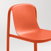 Decade Chair in Orange - Angle 10