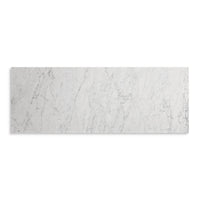 Peek 1 Door / 3 Drawer Credenza in Rustic Walnut / Carrara - Angle 10