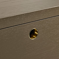 Peek 6 Drawer Dresser in Dark Olive - Angle 8
