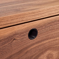 Peek Nightstand in Rustic Walnut - Angle 6