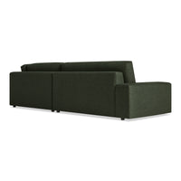 Esker L Sectional Sofa in Vos Evergreen - Angle 5