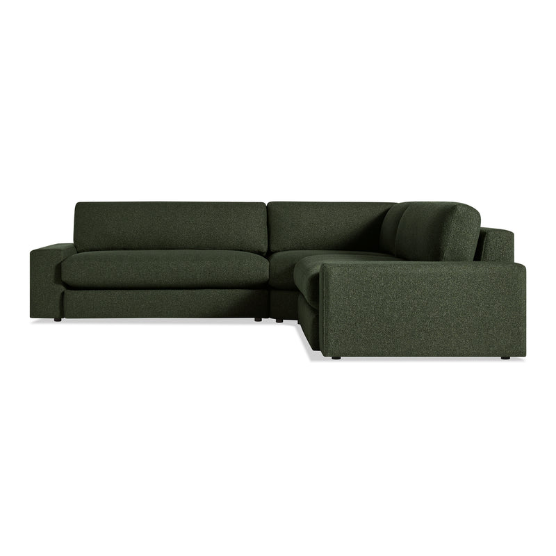 Esker L Sectional Sofa in Vos Evergreen