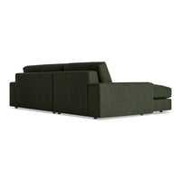 Esker Sofa with Chaise in Vos Evergreen - Angle 4