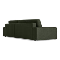 Esker Sofa with Chaise in Vos Evergreen - Angle 4