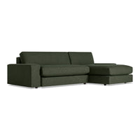 Esker Sofa with Chaise in Vos Evergreen - Angle 2