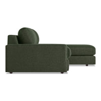 Esker Sofa with Chaise in Vos Evergreen - Angle 3