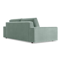 Esker Sofa in Breezy Blue Velvet - Angle 8