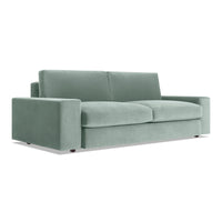 Esker Sofa in Breezy Blue Velvet - Angle 4