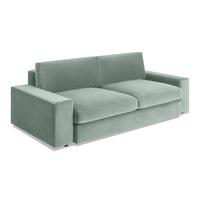 Esker Sofa in Breezy Blue Velvet - Angle 5