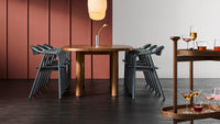Dibs Chair in Oxblood - Angle 5