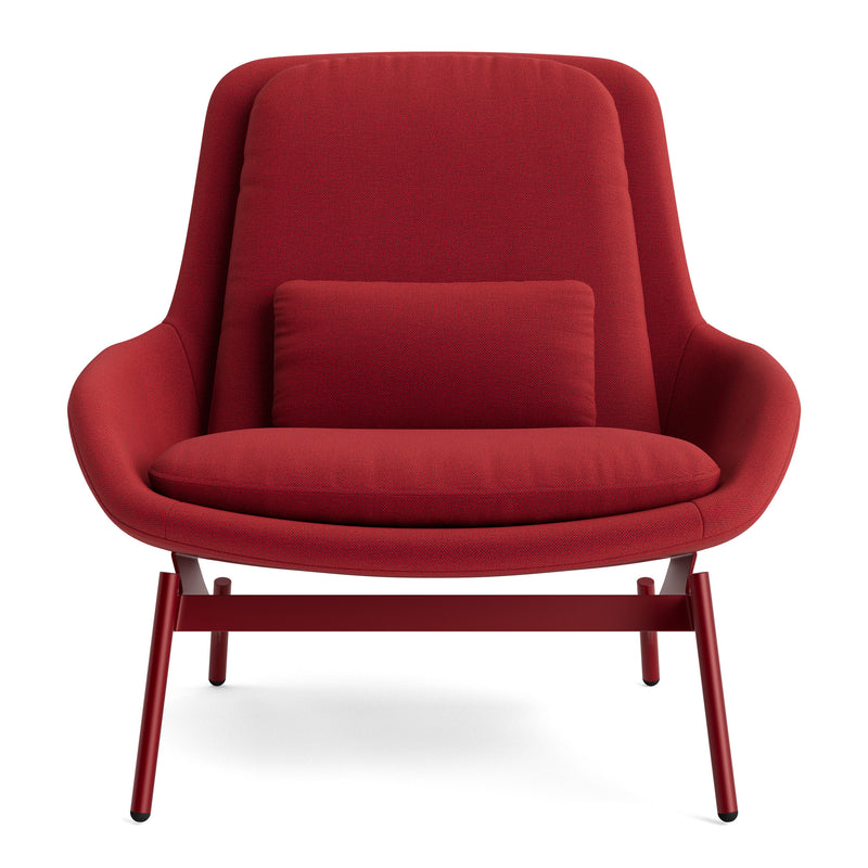 Field Lounge Chair in Maharam Mode in Kermes - Angle 1