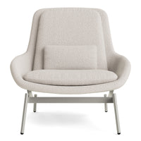 Field Lounge Chair in Vos Bone - Angle 1