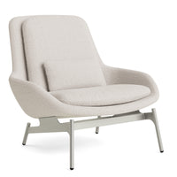 Field Lounge Chair in Vos Bone - Angle 8