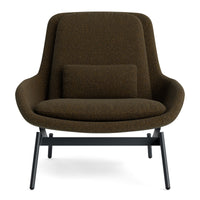 Field Lounge Chair in Vos Carob - Angle 1