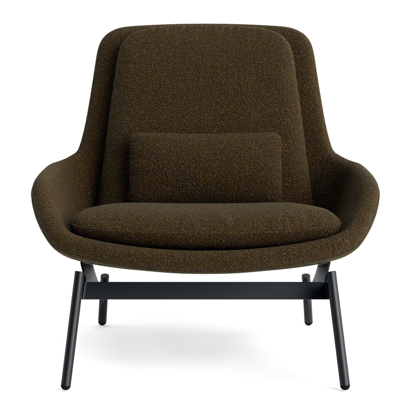 Field Lounge Chair in Vos Carob - Angle 1