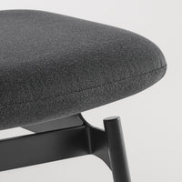 Field Ottoman in Maharam Meld in Panda - Angle 9