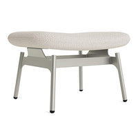 Field Lounge Chair and Ottoman Set in Vos Bone - Angle 8
