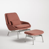 Field Lounge Chair in Maharam Mode in Caramelized - Angle 8